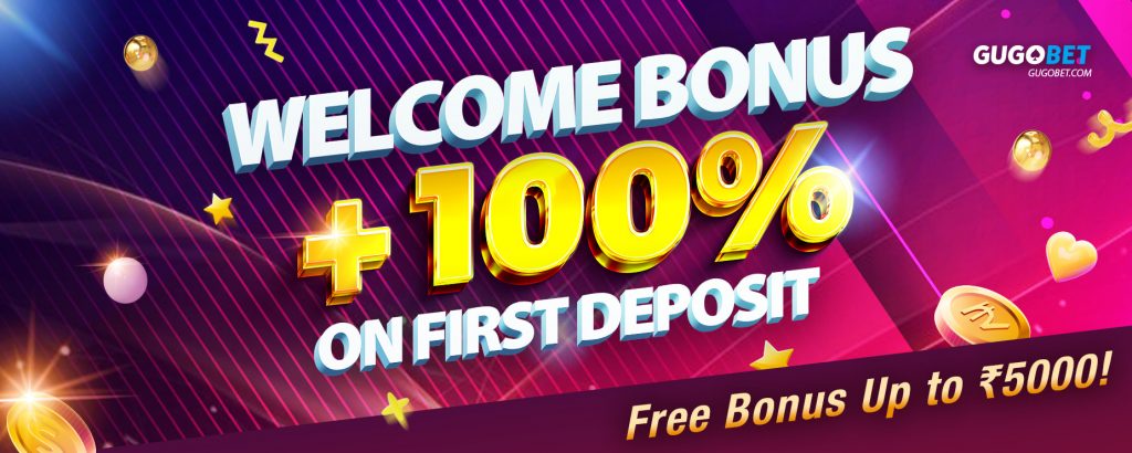 GUGOBET 100% Welcome Bonus